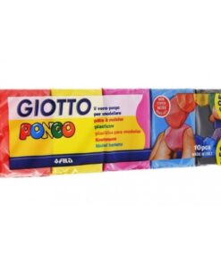 Plasticina 10x50g Giotto PatPlume Cores Sort.