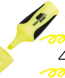 Marcador Fluorescente Mini LiderPapel – Amarelo
