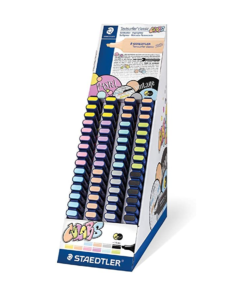 Expositor Marcador Fluorescente Cores Pastel C/60 Staedtler
