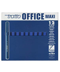 Marcador Tratto Office Maxi Azul Cx.12
