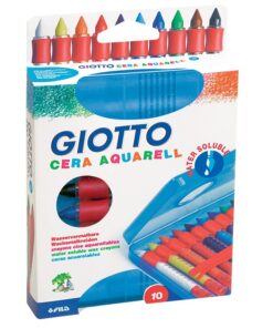 Lápis Giotto Cera Aquarell C/10