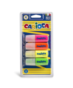 Marcadores Carioca Mini Fluorescentes C/4