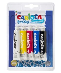 Guache Carioca Tempera 5 Cores