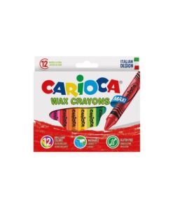 Lápis De Cera Carioca Wax Crayons C/12