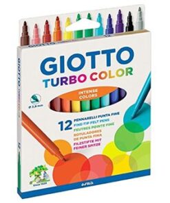 Marcadores Giotto Turbo Color C/12 Blister