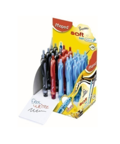 Exp. Esferográfica Maped Soft Ball 1.0mm 24Uni.