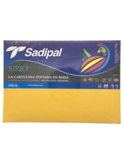 Cartolina A4 Sadipal 50F - Amarelo Ouro