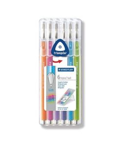 Esferográfica Staedtler Triplus Ball 0.7 6 Cores Exóticas