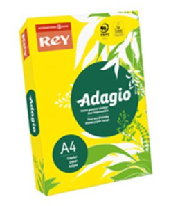 Papel Fotocopia Rey Adagio 500F - Amarelo
