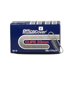 Clips Nº4 OfficeCover 100Uni.
