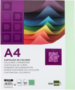 Cartolina A4 LiderPapel C/100 – Verde