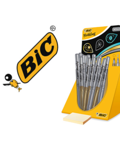 Exp. Marcadores Bic Ouro/Prata 24Uni.