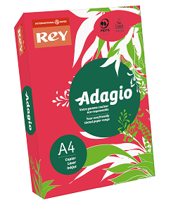 Papel Fotocopia Rey Adagio 500F – Vermelho