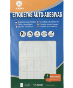 Etiqueta Auto Adesiva 12x30mm 12 Uni.