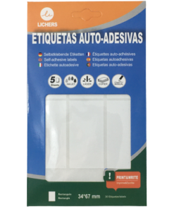 Etiqueta Auto Adesiva 34x67mm 12 Uni.