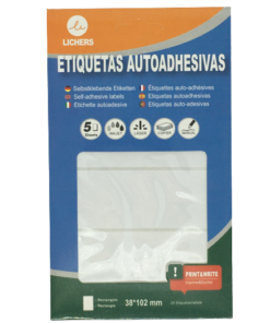 Etiqueta Auto Adesiva 38x102mm 12 Uni.