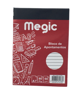 Bloco Notas Megic A7 Pautado